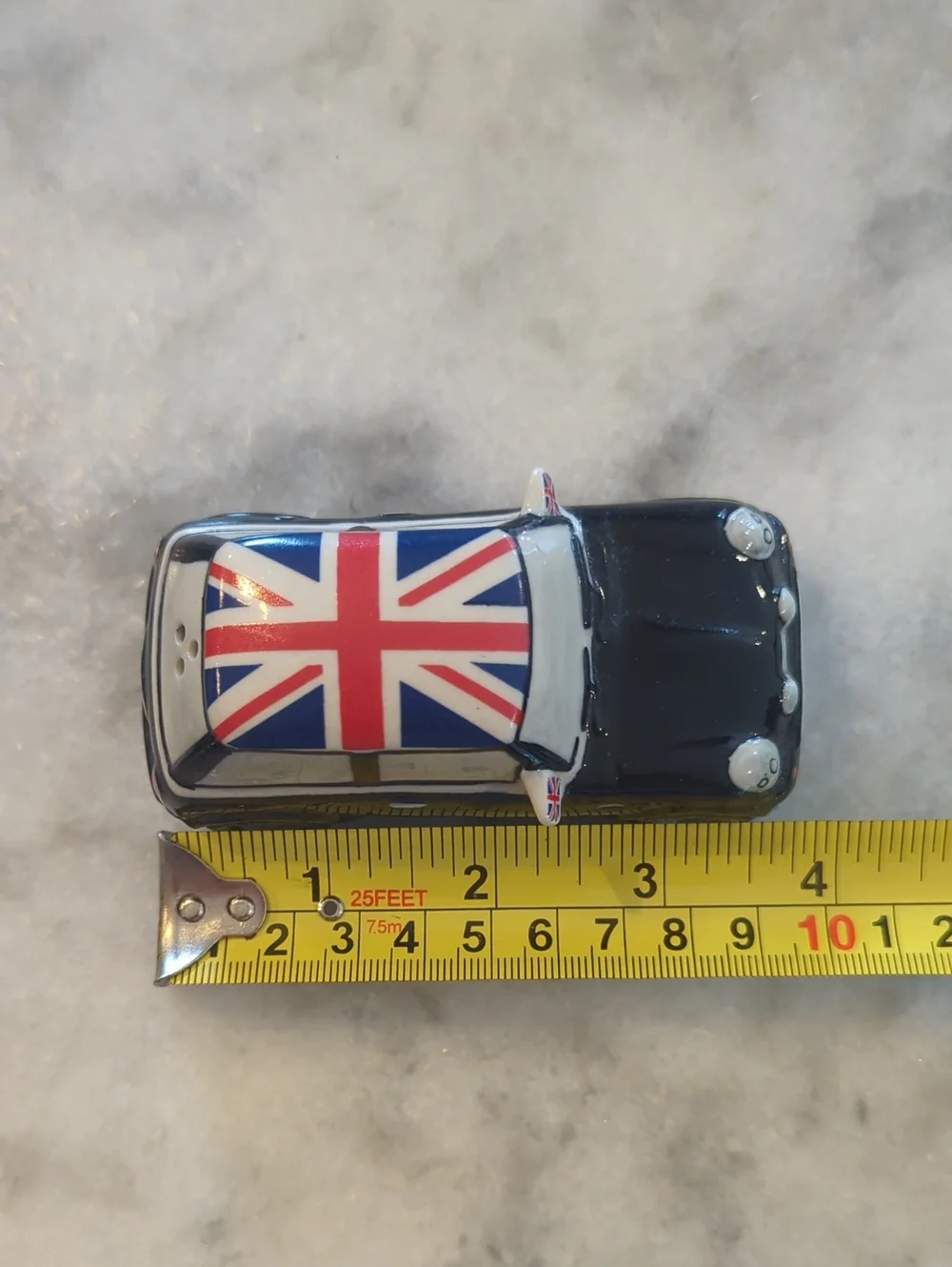 Union Jack Mini Cooper Salt and Pepper shakers
